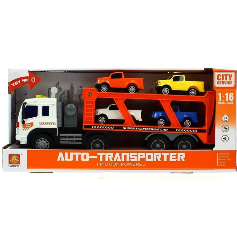 Camión de Transporte con Luz y Sonido