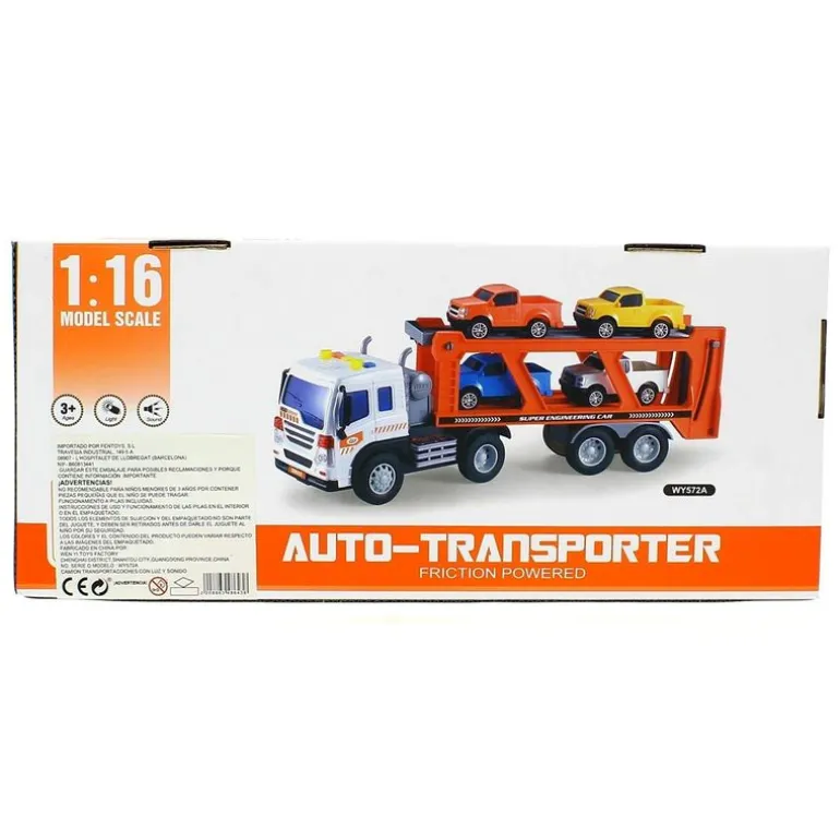 Camión de Transporte con Luz y Sonido