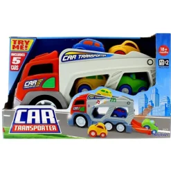 Camión de Transporte con Vehículos