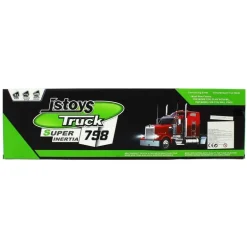 Camión de Transporte Verde con Coches