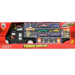 Camión Portacoches con Coches de Juguete