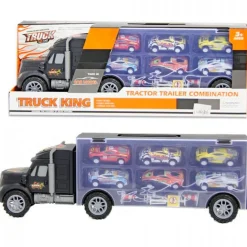 Camión Transportador con 6 Coches