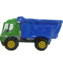 Camión Volquete Verde Y Azul