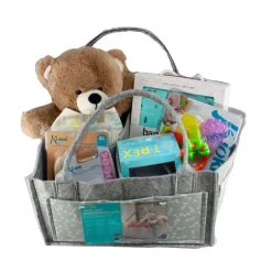 Canastilla de bebé Cesta Gris