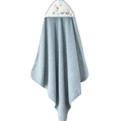 Capa baño + babero Bicicleta Jirafa Petroleo