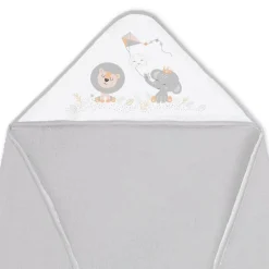 Capa baño + babero Cachirulo Gris