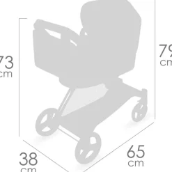 Carro de Muñecas Capriccio 3x1 DeCuevas