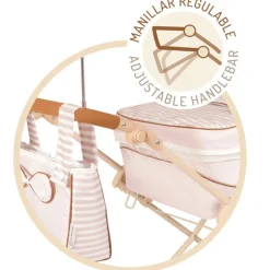 Carro de Muñecas Reborn Verona con Sombrilla