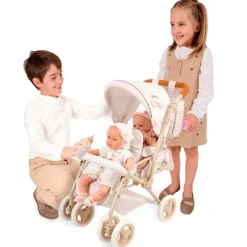 Carro de Muñecas Silla Gemelar Plegable Verona