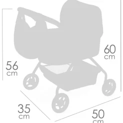 Carro de Muñecas Tulipe Mi Primer Cochecito