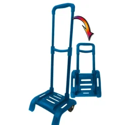 Carro Portamochila Plegable Azul