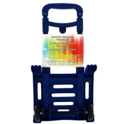 Carro Portamochila Plegable Azul