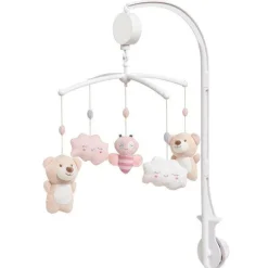 Carrusel Musical Osito Rosa