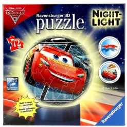 Cars 3 Puzzle Lámpara de 72 Piezas