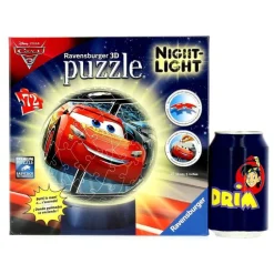 Cars 3 Puzzle Lámpara de 72 Piezas