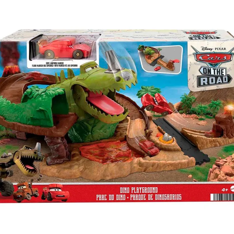 Cars on the Road Pista la Aventura del Dinosaurio