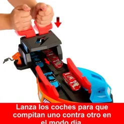 Cars Pista Glow Race Lanza y Cruza