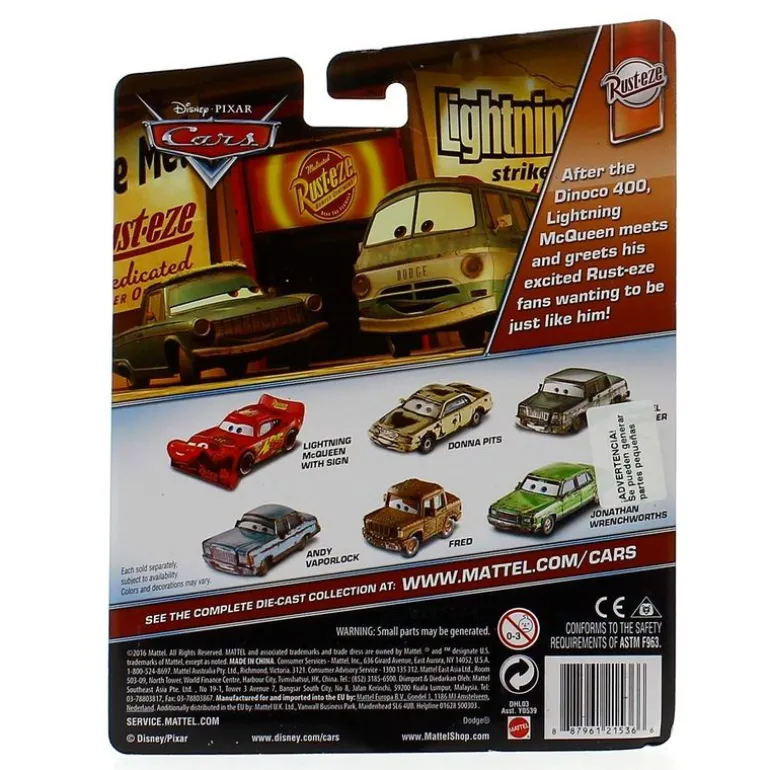 Cars Vehículo Deluxe Craig Fäster