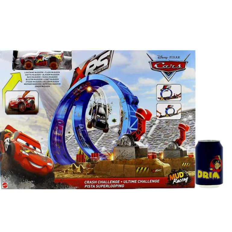 Cars XRS Pista Superlooping Carreras en el Barro