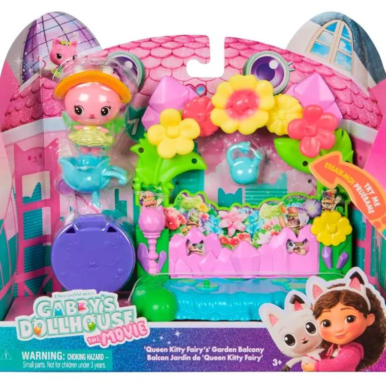 Casa de Muñecas de Gabby Balcón Jardín de “Queen Kitty Fairy”