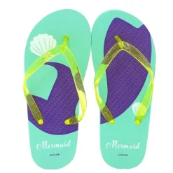 Chanclas Sirena Tira Amarilla