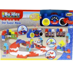 Circuito Super Racer de Construcción de 60 Piezas
