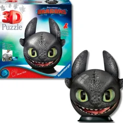 Cómo Entrenar a tu Dragón Puzzle 3D