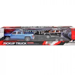 Coche Azul con Remolque