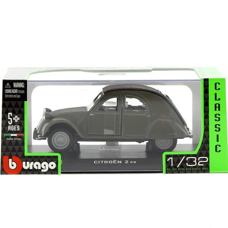 Coche Miniatura Citroen 2 Peana y caja Escala 1:32