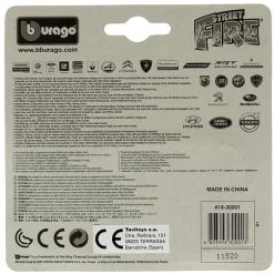 Coche Miniatura Dodge Viper GTS 2013 SRT Escala 1:43