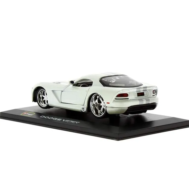Coche Miniatura Dodge Viper SRT Peana y caja Escala 1:32 Plus