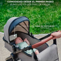 Cochecito 3 piezas Conver Esme Beige