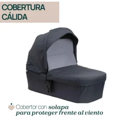 Cochecito 2 piezas Chicco Seety Boston Grey