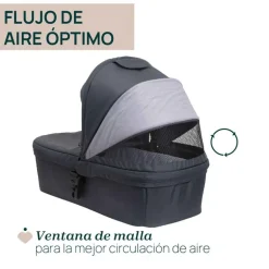 Cochecito 2 piezas Chicco Seety Boston Grey