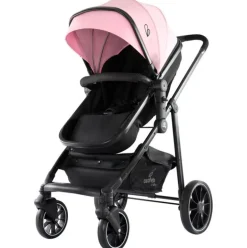 Cochecito 3 piezas Dubai 2 Rosa