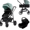Cochecito 3 piezas Dubai 2 Oliva