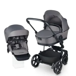 Cochecito 2 piezas Harvey 5 capazo Pebble Grey