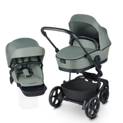Cochecito 2 piezas Harvey 5 capazo Agave Green