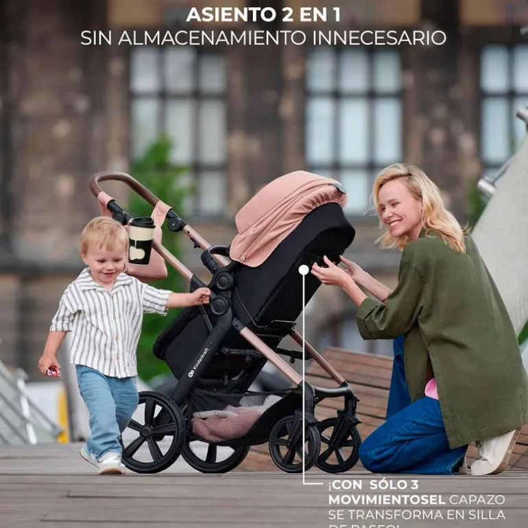 Cochecito 3 piezas Moov 2 Grey