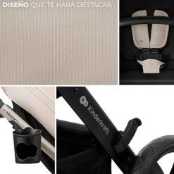 Cochecito 3 piezas Moov 2 Grey