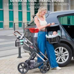 Cochecito 3 piezas Moov 2 Grey