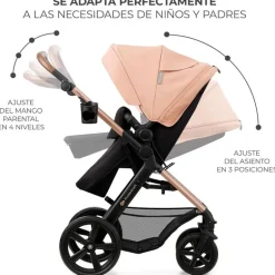 Cochecito 3 piezas Moov 2 Nude