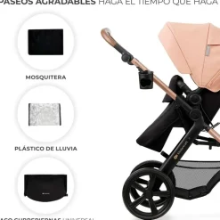 Cochecito 3 piezas Moov 2 Nude