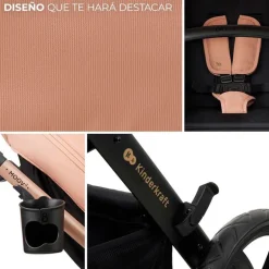 Cochecito 3 piezas Moov 2 Nude