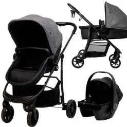 Cochecito 3 piezas Porto Antracita