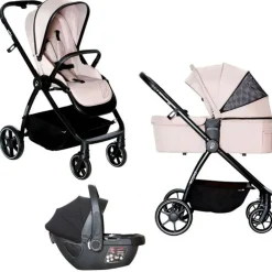 Cochecito 3 piezas Rodas Beige