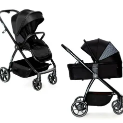 Cochecito 2 piezas Rodas Negro