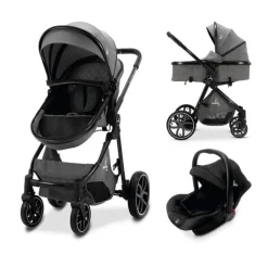 Cochecito 3 piezas Sidney 2 Gris