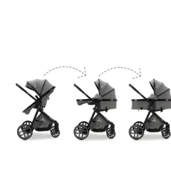 Cochecito 3 piezas Sidney 2 Gris