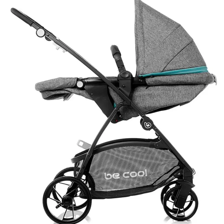Cochecito 2 piezas Slide Flex be Solid Aquamarine